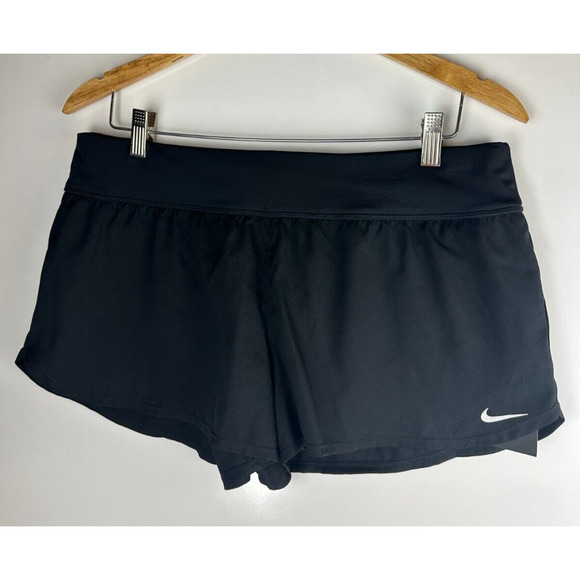 NWT Nike Women's Solid Element Swim Board Shorts 2.5" Inseam Black Size Large - Picture 2 of 13